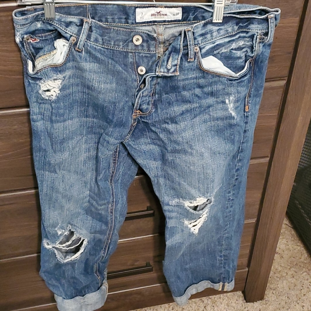 Hollister distressed jeans